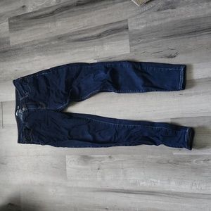 Dark denim jeans